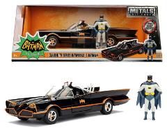 Batman Batmobile Classic del 1966 in scala 1:24 con personaggio di Batman in die cast Simba