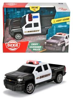 Chevy Silverado Police in scala 1:32, cm 15 con luci e suoni Simba