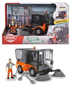 Spazzatrice stradale Karcher in scala 1:24 con personaggio Simba