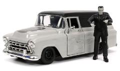 Frankenstein 1957 CHEVY SUBURBAN in scala 1:24 con personaggio Simba