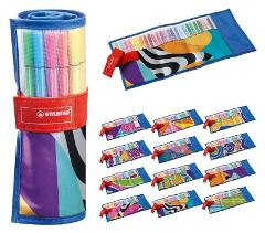 STABILO PEN 68 - ASTUCCIO ROLL DA 25 PEZZI stabilo