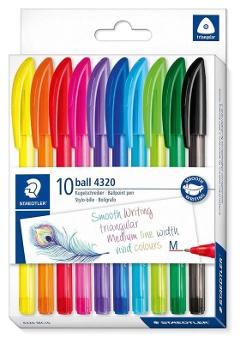 PENNA SFERA 4320 Confezione da 10 penne colorate staedtler