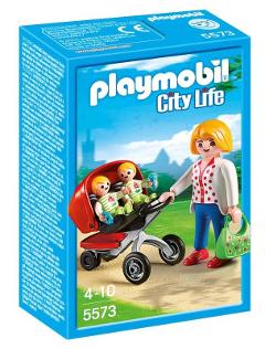 MAMMA CON GEMELLINI playmobil