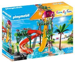 PARCO ACQUATICO CON SCIVOLI playmobil