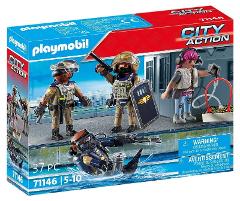 UNITA' SPECIALE - SET 4 PERSONAGGI playmobil