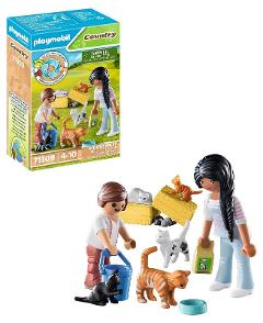 FAMIGLIA DI GATTI playmobil