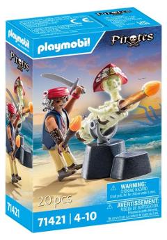 Pirata con cannone playmobil