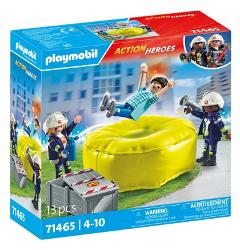 Materasso di salvataggio dei pompieri playmobil