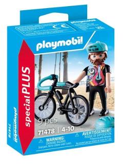 Ciclista su strada playmobil