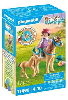 Bambina con pony e puledro - hoses of waterfall playmobil