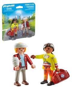 Paramedico con paziente playmobil