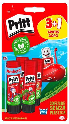 BLISTER 4 colla pritt 22g henkel-loctite