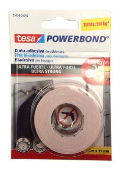 Rotolo nastro Biadesivo ultra resistente - misura 1,5m x 19mm Tesa-Comet