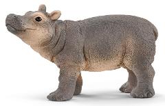 CUCCIOLO DI IPPOPOTAMO (serie Wild Life Animali Selvaggi - price red) Schleich