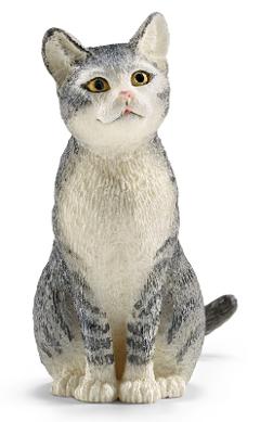 Gatto seduto (FARM WORLD - Price green) Schleich