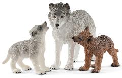 Mamma lupa con cuccioli (WILD LIFE - Price unit p.) Schleich