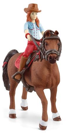 HORSE CLUB Hannah & Cayenne (HORSE CLUB - Price unit p.) Schleich