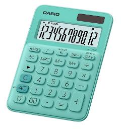 Calcolatrice a 12 cifre colore VERDE casio