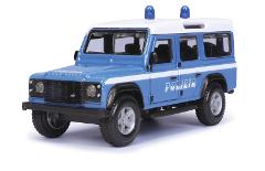 1/32 CDU LAND ROVER DEFENDER WITH POLIZIA LIVERY  bburago