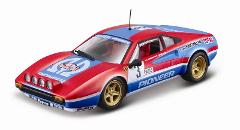 1/43 308 GTB 1982 #3 Red/Blue bburago