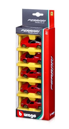 1/64 Ferrari RACE + PLAY 5-Pk. (vertical pack) follow 