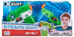 X-SHOT WATER WATER WARFARE-WATER BLASTER-Double Small Stealth Soaker Zuru