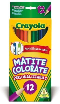 12 MATITE PERSONALIZZATE Crayola (distr. Binney & Smith)