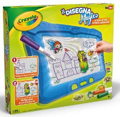 Lavagna per disegnare - contiene pennarelli e figurine Crayola (distr. Binney & Smith)