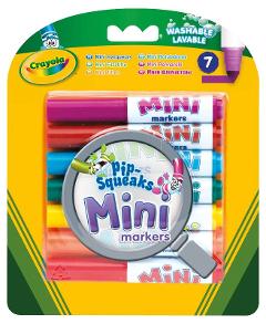 7 MINI PENNARELLI Crayola (distr. Binney & Smith)