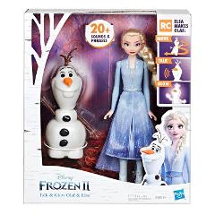 Frozen2 OLAF AND ELSA ELETTRONICI hasbro