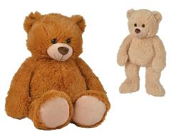 Orso peluche cm.43 - 2 asst colore beige e marrone Simba