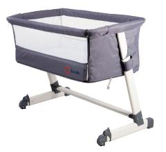 Bedside crib Theo (LO-THEO DARK GREY) BrandLine Group SPZOO (Lionelo)