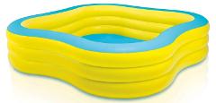 PISCINA FAMILY QUADRATA CM 229X229X56 Intex (gonfiabile)