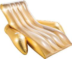 CHAISE LOUNGE GOLD CM 175X119X6, Intex (gonfiabile)