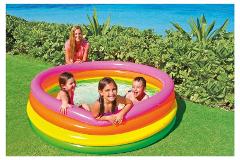 PISCINA 4 ANELLI ARCOBALENO CM 168X46 Intex (gonfiabile)