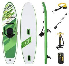 Tavola Da Sup Freesoul Tech, 3,40m x 89cm x 15cm, Max 160 Kg, Remo/Pagaia Alluminio 2,17 m In 4 Sezioni. Include: Kit Per Trasformazione Canoa, Pompa Alta Pressione, Elastico Sicurezza, Zaino Per Trasporto Deluxe, 2 pinne centrali, kit di riparazione Best Way (gonfiabile)