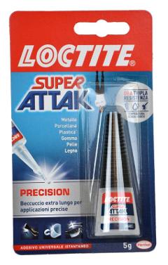 Blister tubetto Super Attak 5 gr - espositore da 26 pezzi henkel-loctite