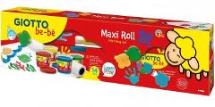 Giotto be-be' Maxi Roll Painting Set Colori a Dita 4x150ml + accessori fila