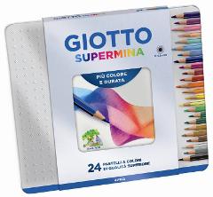 Giotto Supermina Scatola in metallo 24 pz fila