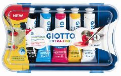 SCATOLA 5 TUBI TEMPERA GIOTTO 21ML fila