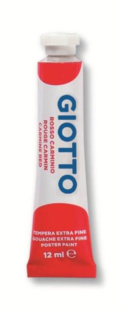 TUBO TEMPERA GIOTTO 12ML ROSSO CARMINIO fila