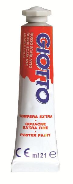 TUBO TEMPERA GIOTTO 21ML ROSSO SCARLATTO fila