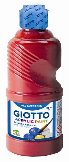 FLACONE 250ML GIOTTO ACRYLIC ROSSO fila