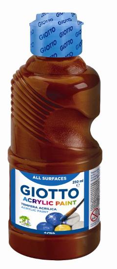 FLACONE 250ML GIOTTO ACRYLIC MARRONE fila