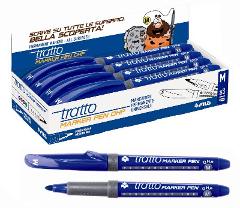 TRATTO MARKER PEN OHP M BLU - ADATTO A TUTTE LE SUPERFICI fila