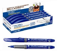 TRATTO MARKER PEN OHP F BLU - adatto a tutte le superfici fila