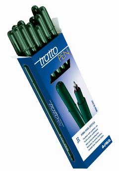 TRATTO PEN METAL LOOK VERDE - diametro punta 0,5mm - confezione da 12 pezzi fila