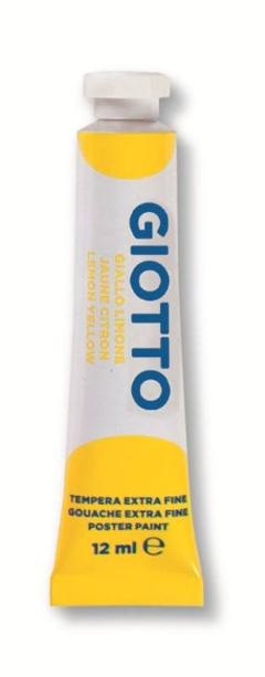 TUBO TEMPERA GIOTTO 12ML GIALLO LIMONE fila