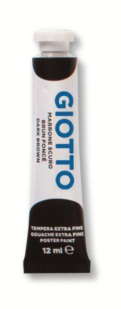 TUBO TEMPERA GIOTTO 12ML MARRONE SCURO fila