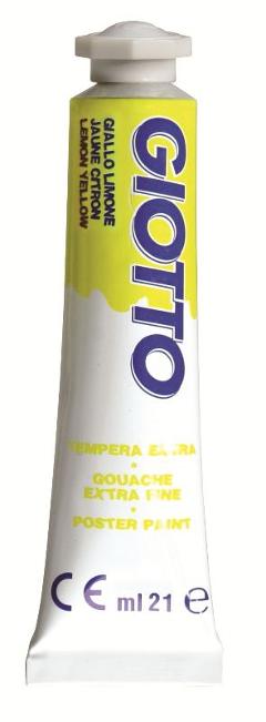 TUBO TEMPERA GIOTTO 21ML GIALLO LIMONE fila